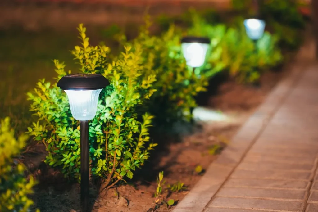 Eclairage LED jardin