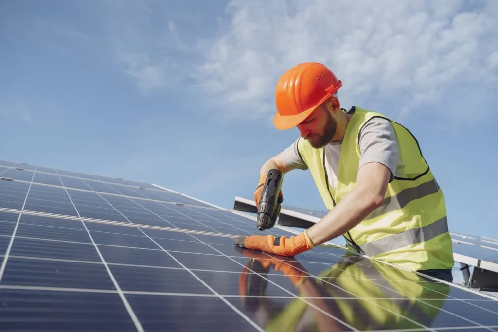 hangar photovoltaïque agricole